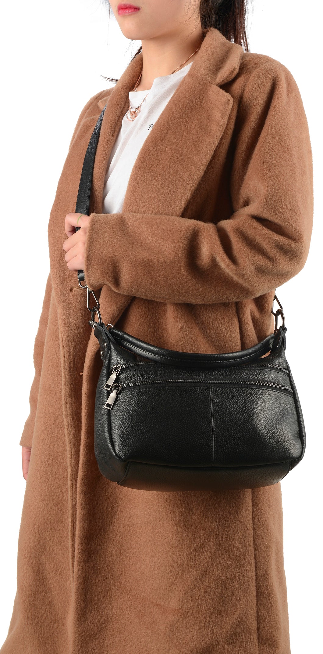 Genuine Leather Shoulder Crossbody Bag