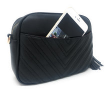 Load image into Gallery viewer, Lola Mae Quilted Crossbody Bag, Trendy Design Shoulder Purse