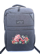 Load image into Gallery viewer, Durable Backpack with fashion embroidery dragon