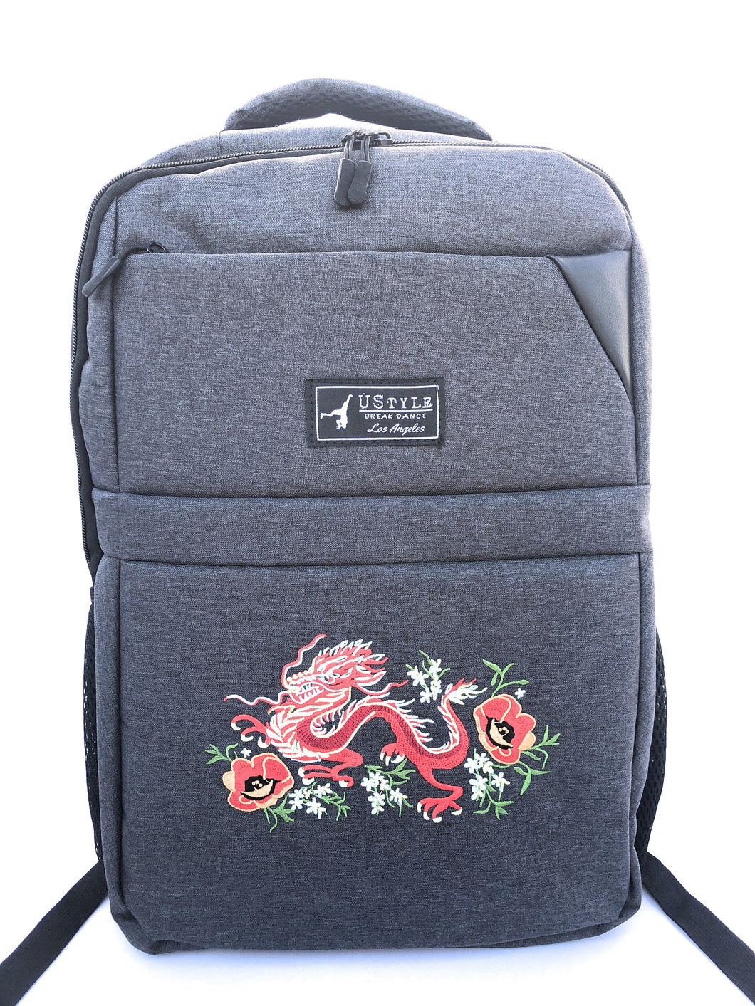 Durable Backpack with fashion embroidery dragon