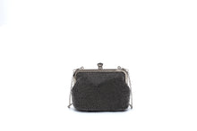 Load image into Gallery viewer, Soft Bling Rhinestone Evening bag with metal frame and Chain strap