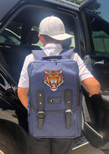 Load image into Gallery viewer, Fashion Backpack for Men and Boy with Tiger face Embroidery