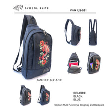 Load image into Gallery viewer, Cool Sling Backpacks with Embroidery us521