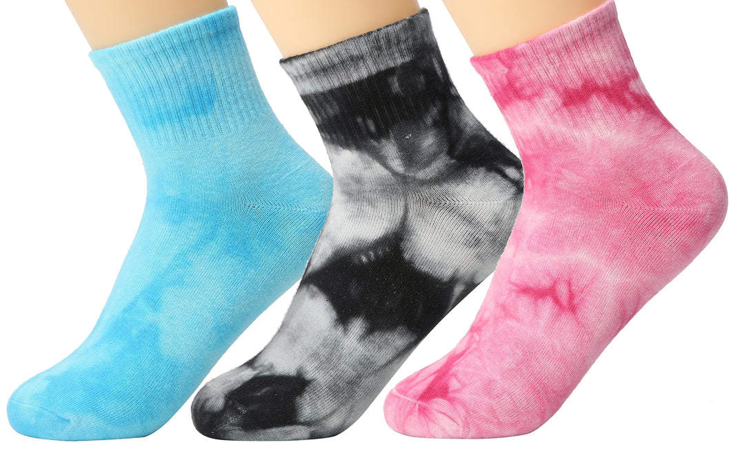 Women Socks Funny Novelty Printed Pattern Fun Girls Colorful Fashion Socks 3 Pairs