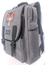 Load image into Gallery viewer, Fashion Backpack for Men and Boy with Tiger face Embroidery